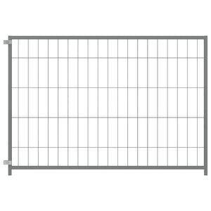 Hundezwinger Silbern 300x100x70 cm Stahl