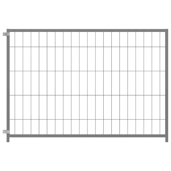 Hundezwinger Silbern 300x100x70 cm Stahl