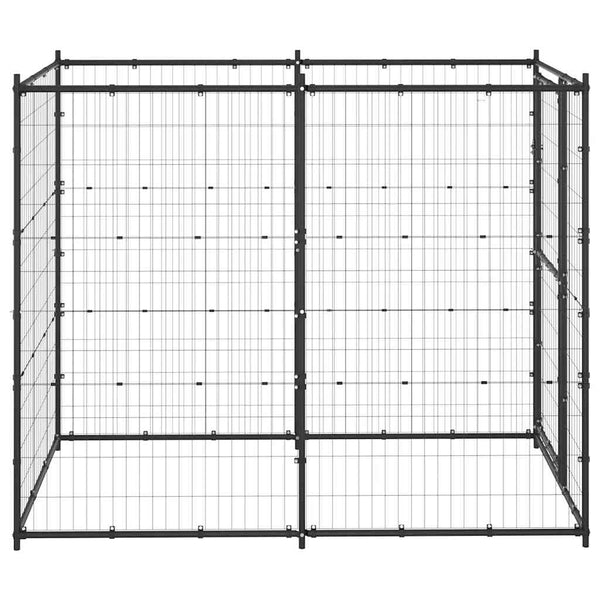 Outdoor-Hundezwinger Stahl 110x220x180 cm