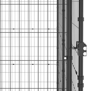 Outdoor-Hundezwinger Stahl 110x220x180 cm