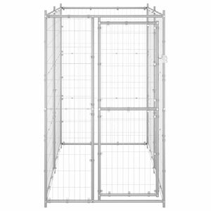 Outdoor-Hundezwinger Verzinkter Stahl 110x220x180 cm