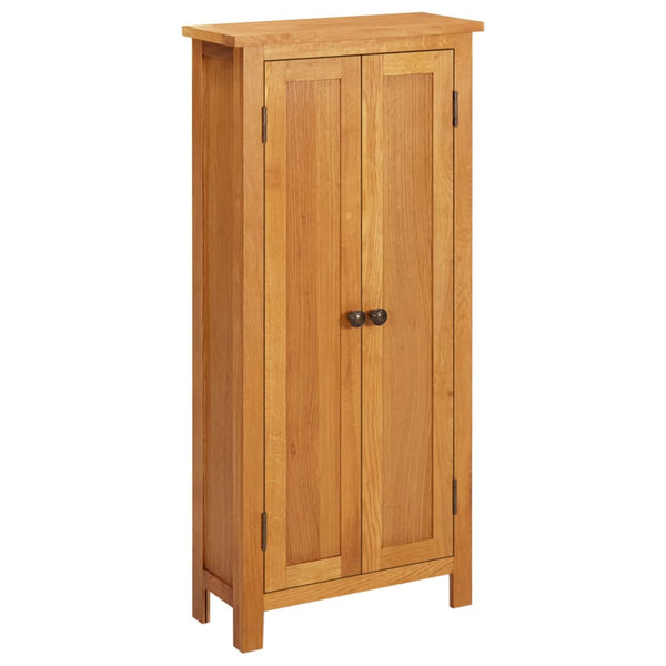 Massivholz Schrank Eiche 50x22x110 cm
