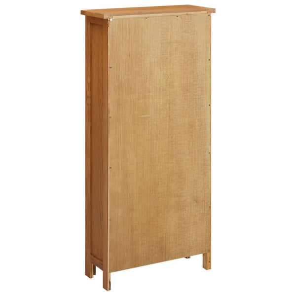 Massivholz Schrank Eiche 50x22x110 cm