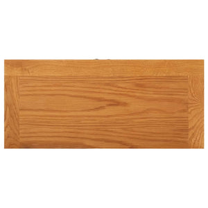 Massivholz Schrank Eiche 50x22x110 cm