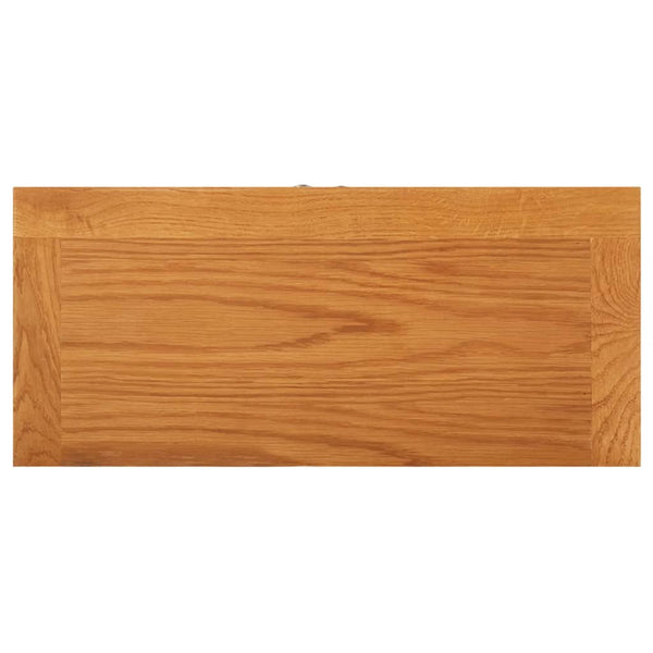 Massivholz Schrank Eiche 50x22x110 cm