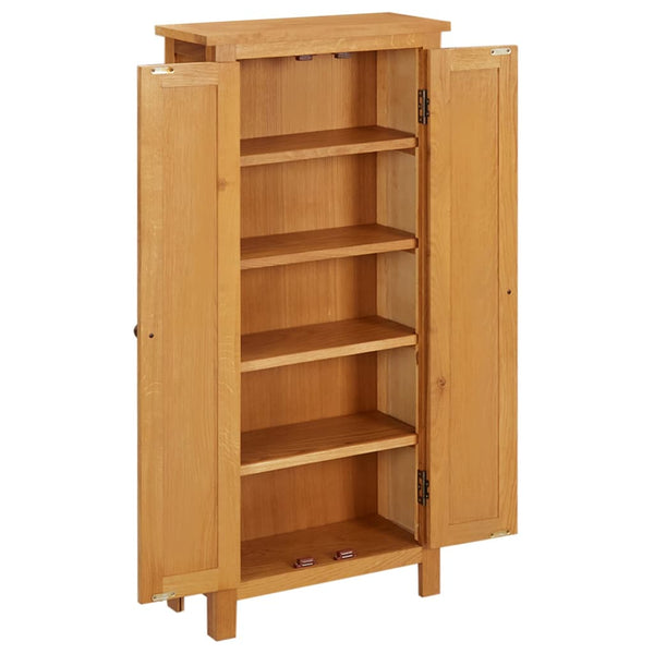 Massivholz Schrank Eiche 50x22x110 cm
