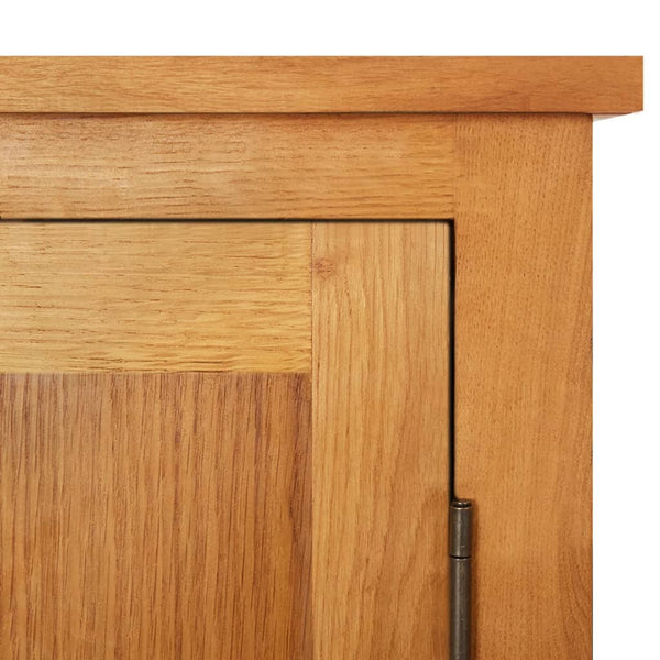 Massivholz Schrank Eiche 50x22x110 cm