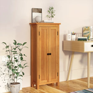Massivholz Schrank Eiche 50x22x110 cm
