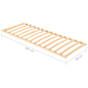 Lattenrost 80x200 cm mit 13 Latten