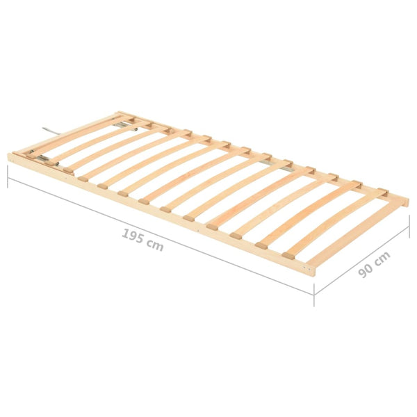 Lattenrost 90x200 cm mit verstellbarem Kopfteil