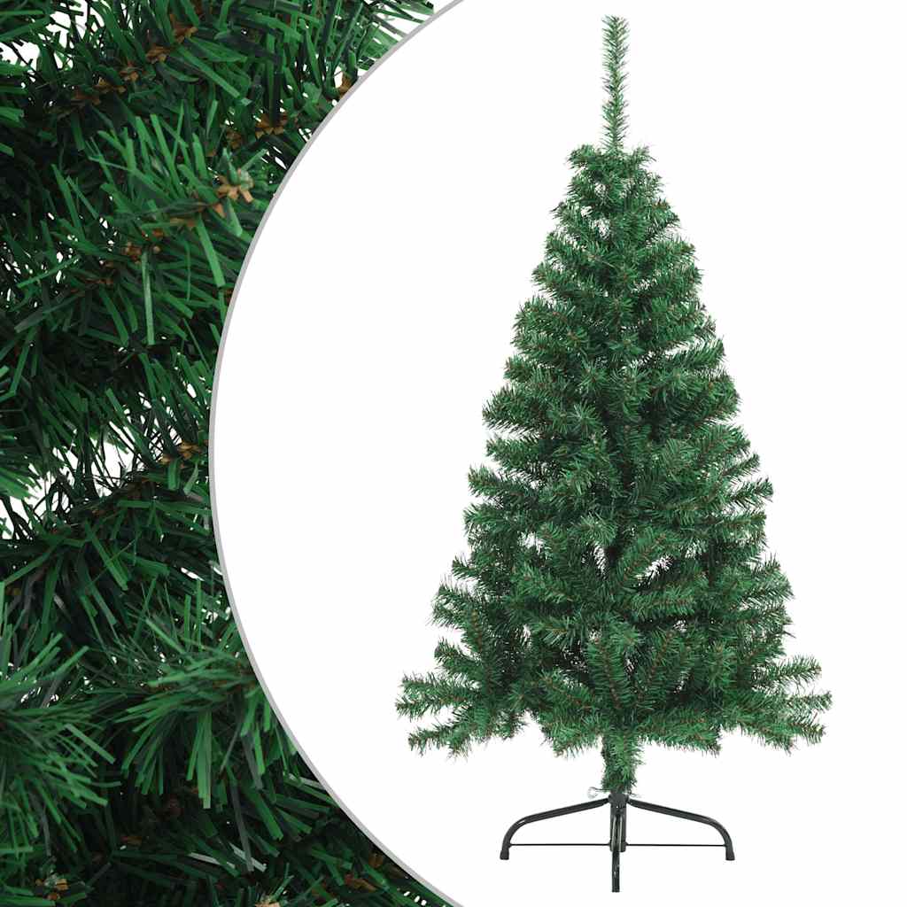 Halber Weihnachtsbaum Grün 120cm