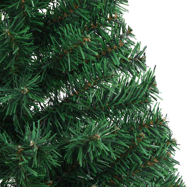 Halber Weihnachtsbaum Grün 120cm