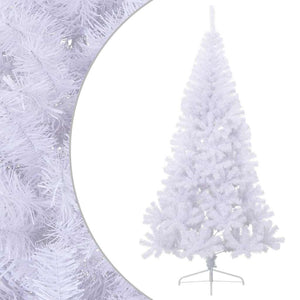 Halber Weihnachtsbaum Weiß 180cm