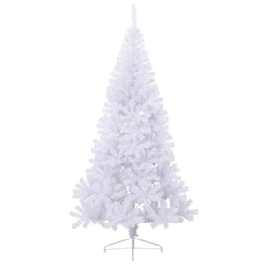 Halber Weihnachtsbaum Weiß 180cm