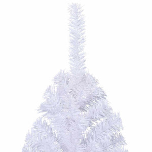 Halber Weihnachtsbaum Weiß 180cm