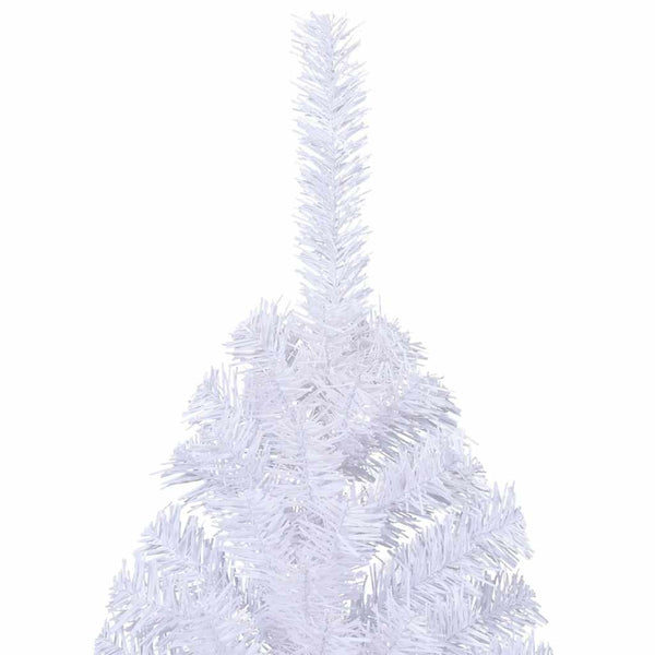 Halber Weihnachtsbaum Weiß 180cm
