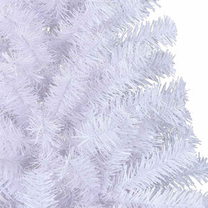 Halber Weihnachtsbaum Weiß 180cm