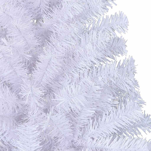 Halber Weihnachtsbaum Weiß 180cm