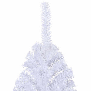 Halber Weihnachtsbaum Weiß 210cm