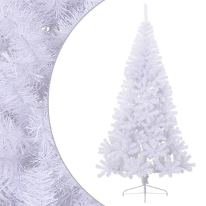 Halber Weihnachtsbaum Weiß 240cm