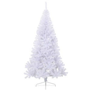 Halber Weihnachtsbaum Weiß 240cm
