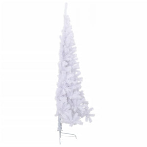 Halber Weihnachtsbaum Weiß 240cm