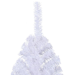 Halber Weihnachtsbaum Weiß 240cm