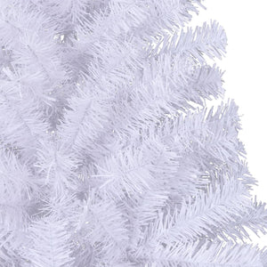 Halber Weihnachtsbaum Weiß 240cm