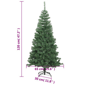 Künstlicher Weihnachtsbaum 120cm mit 230 Zweigen