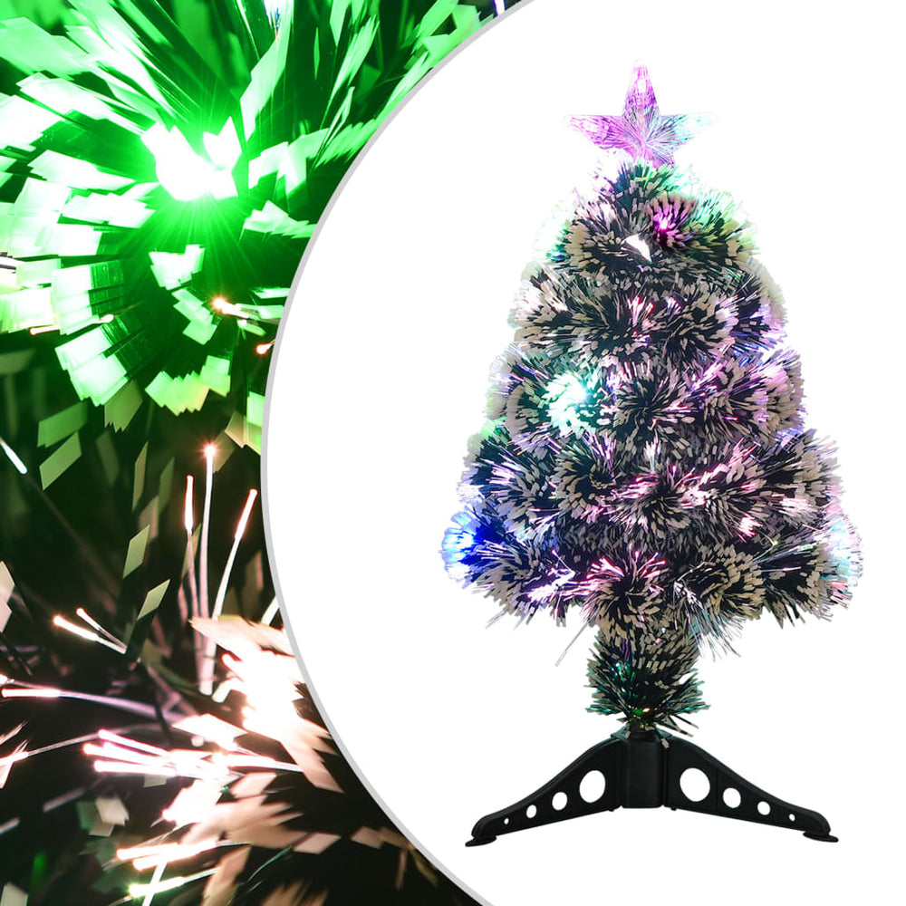 Weihnachtsbaum mit LED und Glasfaser, 64cm