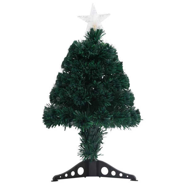 Vorbeleuchteter Glasfaser-Weihnachtsbaum mit LED, 64 cm