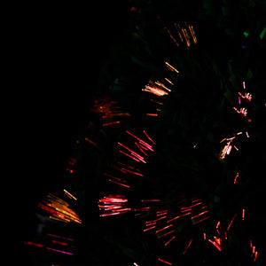 Vorbeleuchteter Glasfaser-Weihnachtsbaum mit LED, 64 cm