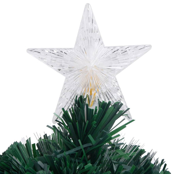 Vorbeleuchteter Glasfaser-Weihnachtsbaum mit LED, 64 cm