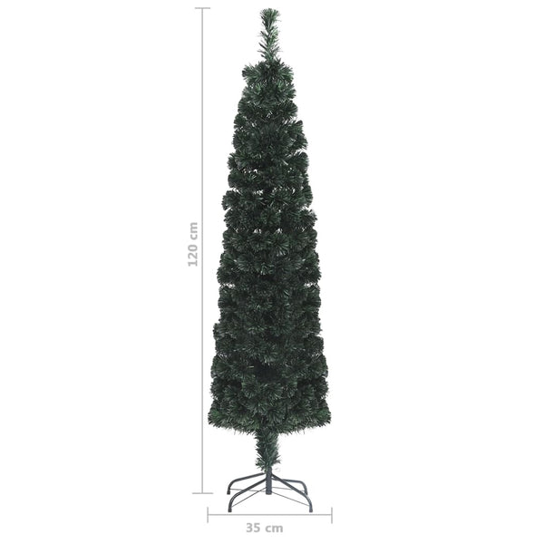 Schlanker Glasfaser Weihnachtsbaum 120cm