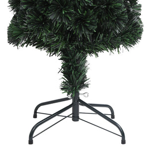 Schlanker Kunstlicher Weihnachtsbaum 180cm mit Glasfaser