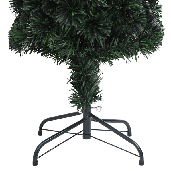 Schlanker Kunstlicher Weihnachtsbaum 180cm mit Glasfaser