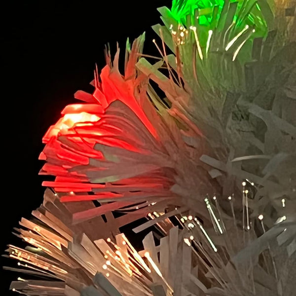 Weihnachtsbaum Künstlich Weiß mit LED 64cm