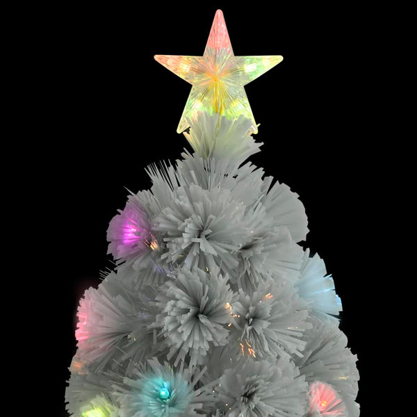 Weihnachtsbaum Künstlich Weiß 150cm mit Beleuchtung
