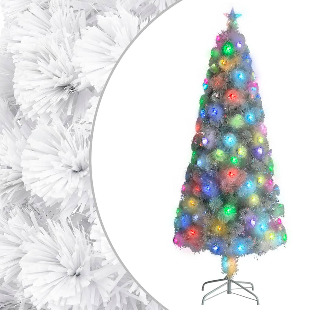 Weihnachtsbaum Künstlich Weiß 240cm mit Beleuchtung