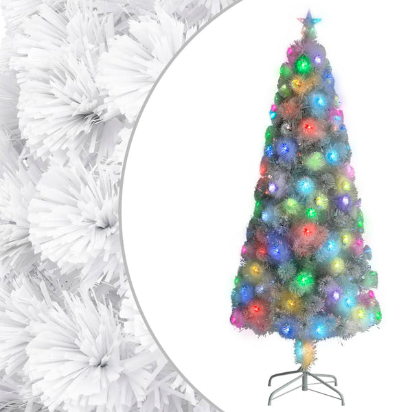Weihnachtsbaum Künstlich Weiß 240cm mit Beleuchtung