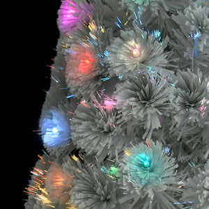 Weihnachtsbaum Künstlich Weiß 240cm mit Beleuchtung