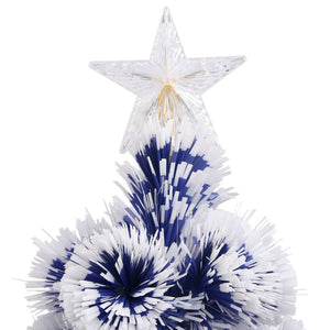 Künstlicher Weihnachtsbaum mit LED Glasfaser 240cm