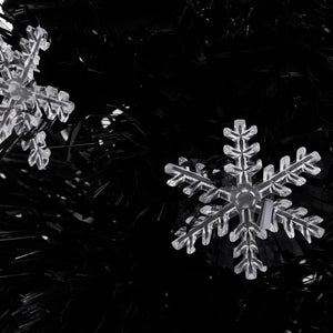 LED-Weihnachtsbaum Schwarz 64cm