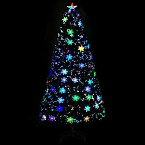LED-Weihnachtsbaum Schwarz 120cm