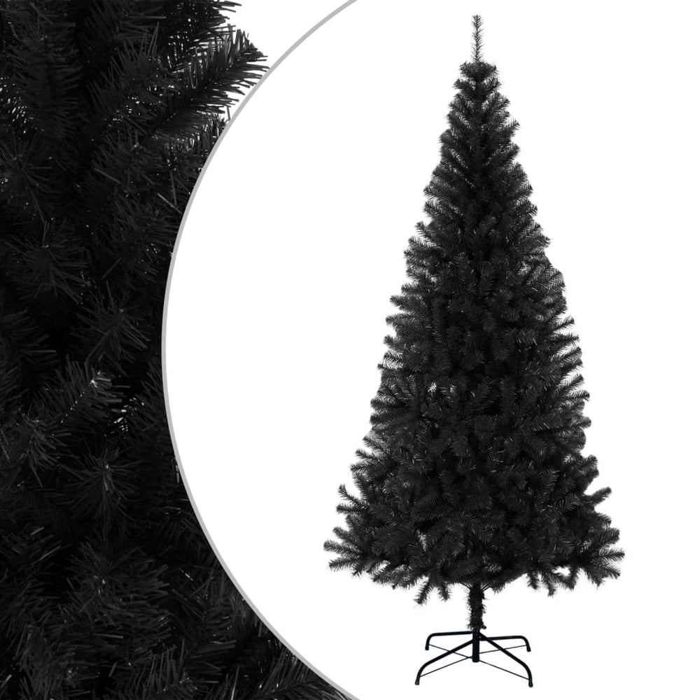 Schwarzer Künstlicher Weihnachtsbaum 240cm