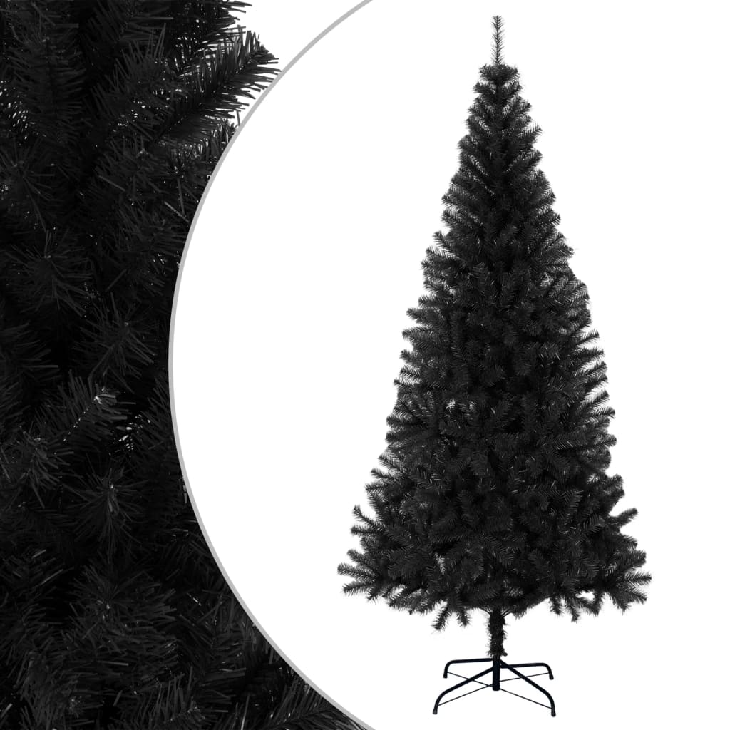Schwarzer Künstlicher Weihnachtsbaum 240cm