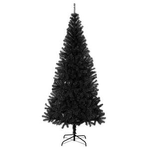 Schwarzer Künstlicher Weihnachtsbaum 240cm