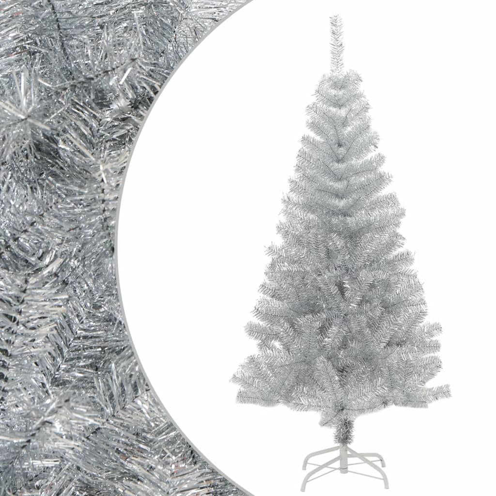 Silberner Weihnachtsbaum Künstlich 120cm