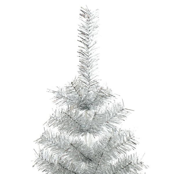 Silberner Weihnachtsbaum Künstlich 120cm