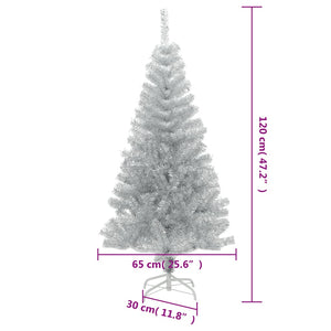 Silberner Weihnachtsbaum Künstlich 120cm